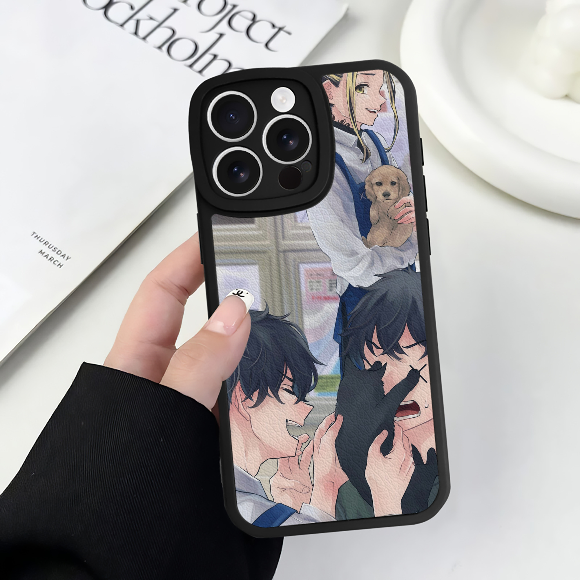 （画像用） 東京リベンジャーズ Tokyo Revengers 【iPhone 16シリーズ対応】シリコンスマホケース（レザー調） 材質：シリコン
